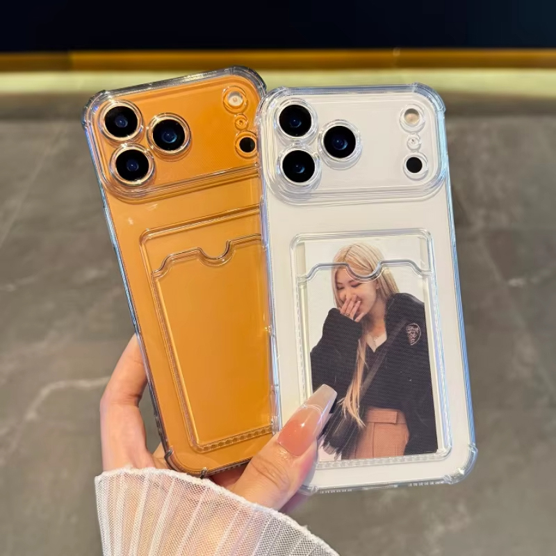 Phone Wallet Combo - Capa Transparente com Slot para Cartão