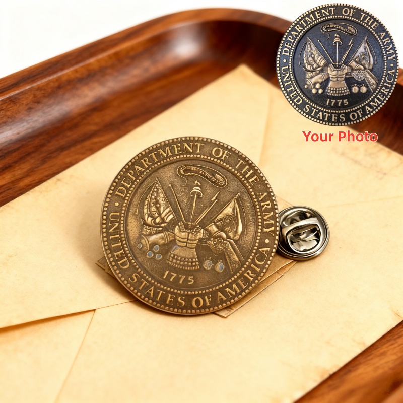 Men Accessories Brooch - Broche Personalizado com Foto, Comemoração Personalizada,
