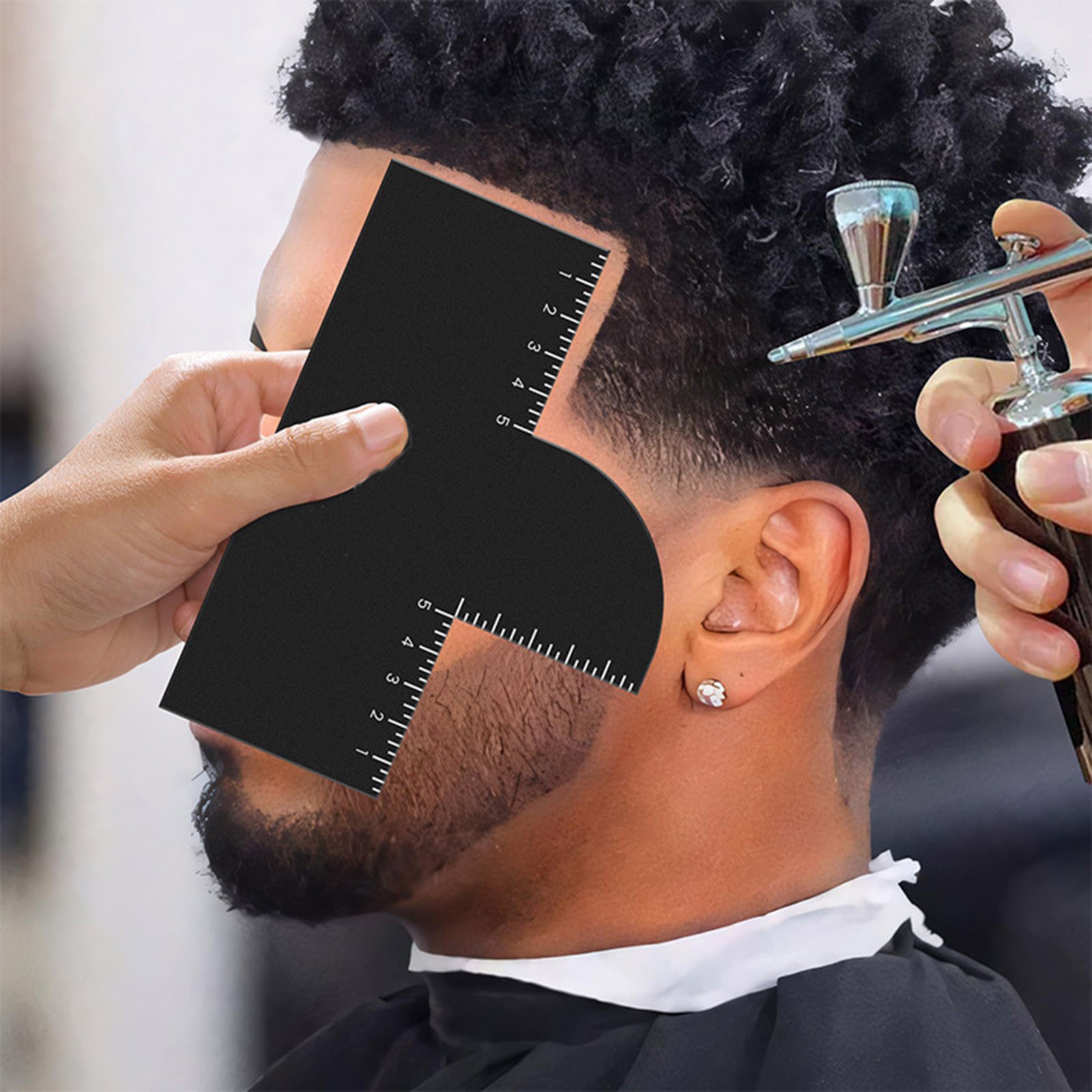 Men Accessories Guide - 2 Peças Molde de Estilização de