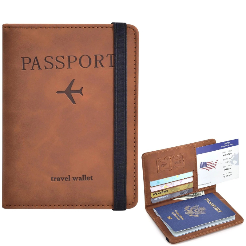 Men'S Accessories Essentials - Capa de carteira para passaporte de