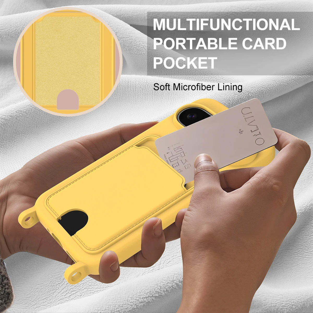 Capa de telefone de silicone l - Phone Wallet Combo avaliação e preço