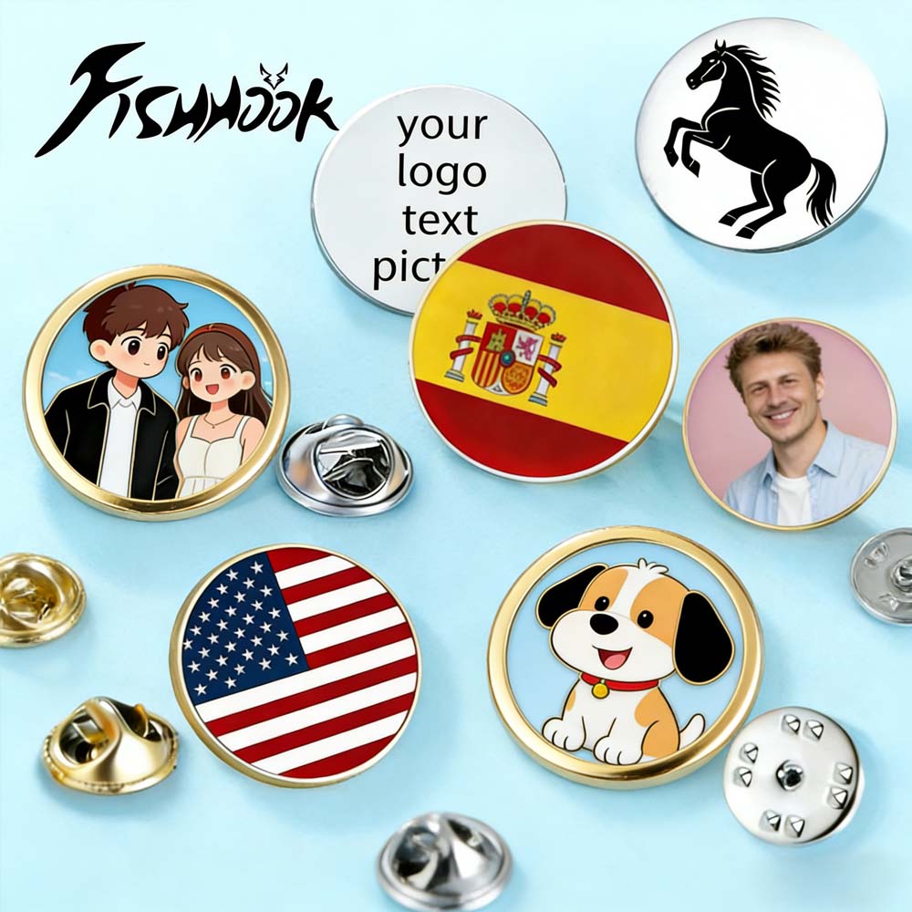 Broche Personalizado com Foto  - Men Accessories Brooch avaliação e preço