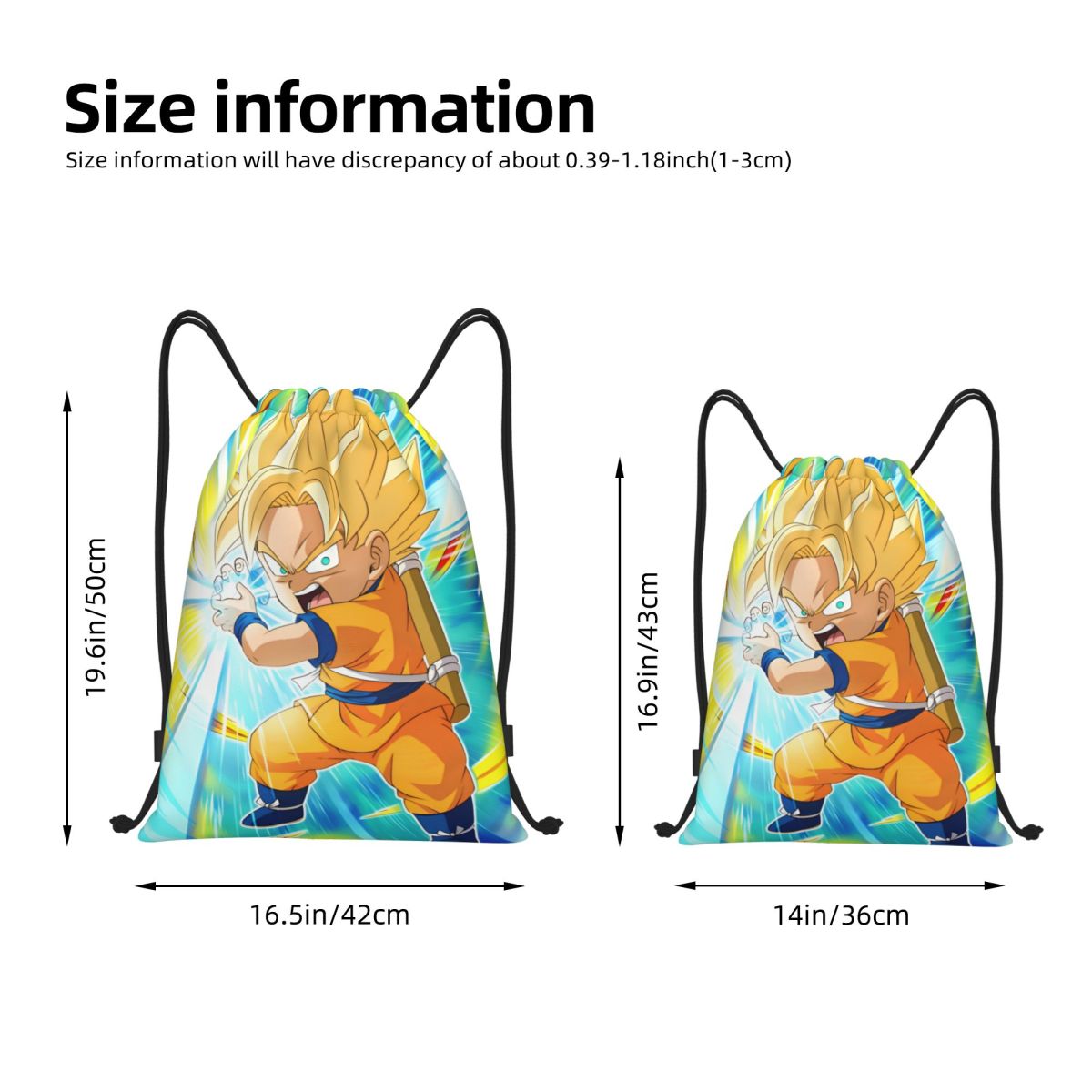 Bolsa com cordão DBZ G-Gokues  - Men Accessories Shop avaliação e preço