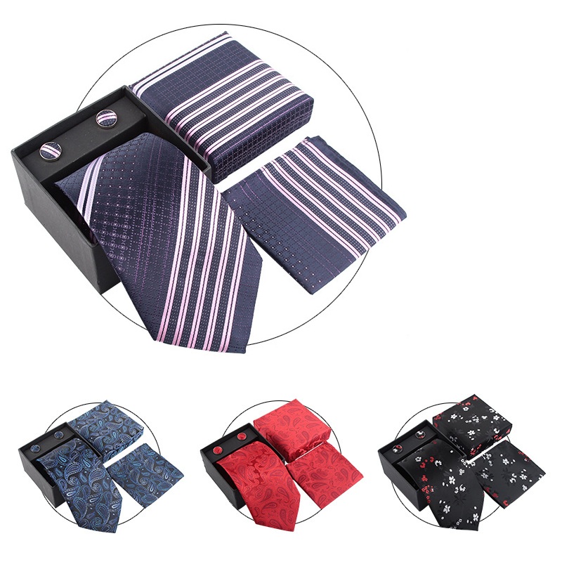 Conjunto de Gravata Masculina  - Cufflink Box Set avaliação e preço