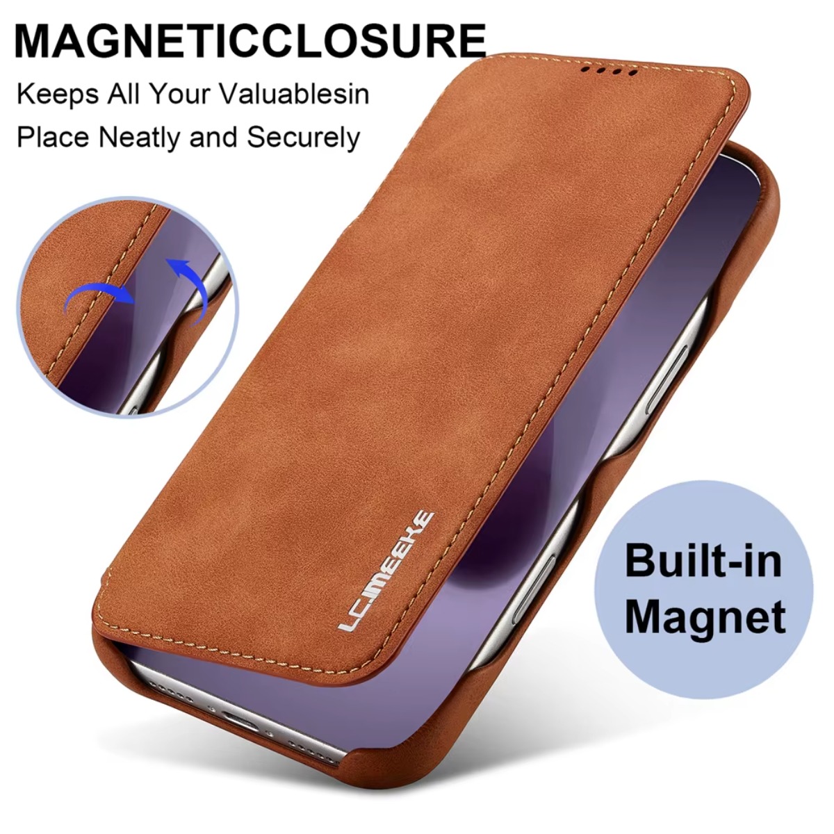Carteira de couro magnética fl - Phone Wallet Combo avaliação e preço