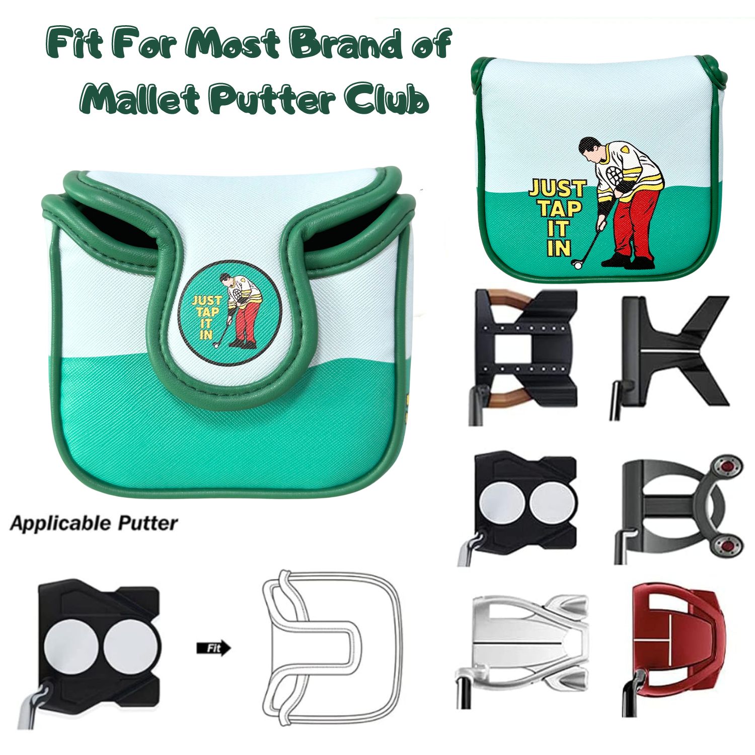 PU Leather Golf Putter Cover p - Men'S Accessories Essentials avaliação e preço