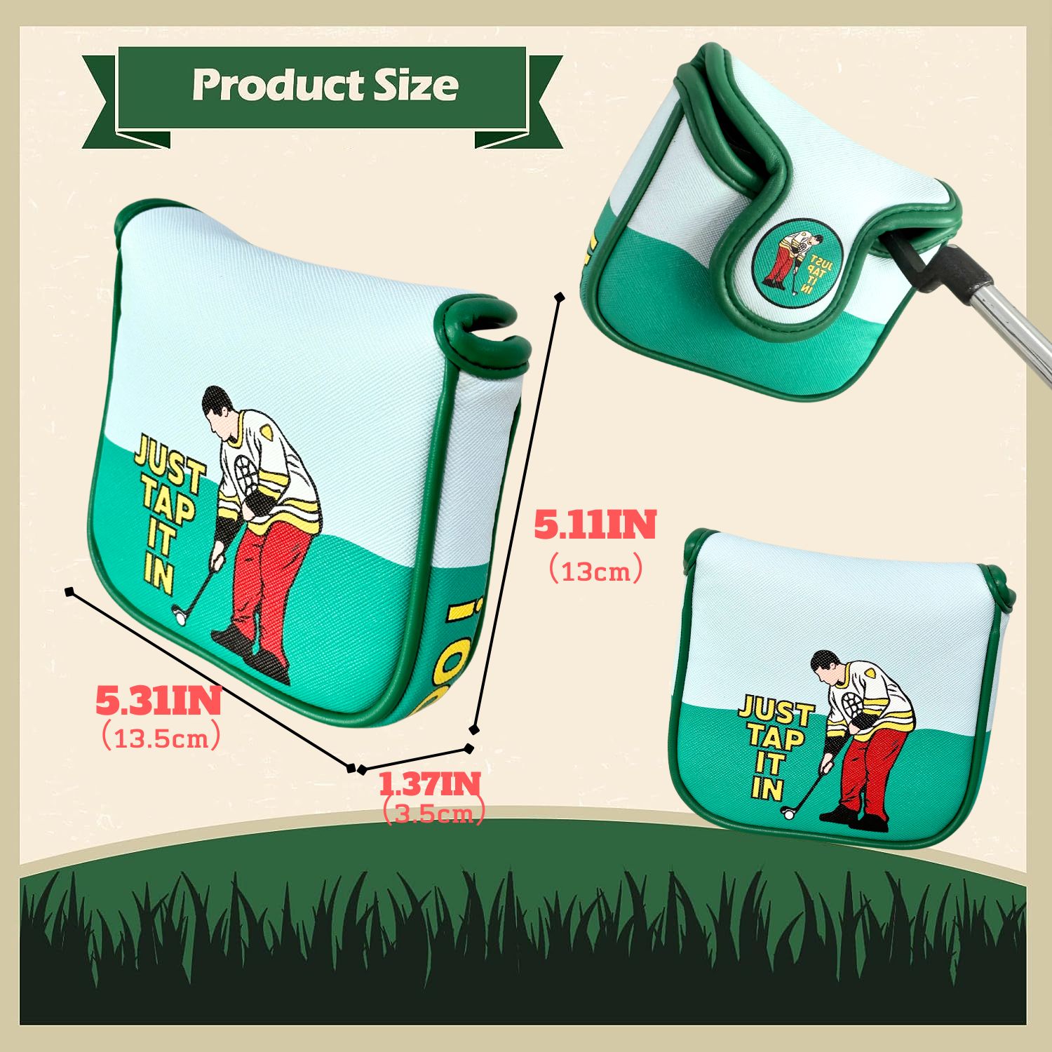 PU Leather Golf Putter Cover p - Men'S Accessories Essentials avaliação e preço